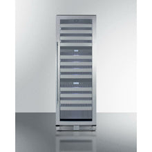 Load image into Gallery viewer, Summit 24&quot; Wide Triple Zone Wine Cooler