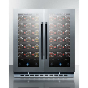 Summit 30" Wide Built-In Dual Zone Wine Cooler