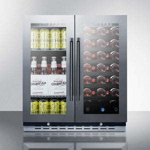 Summit 30" Wide Built-In Hybrid Wine Cooler