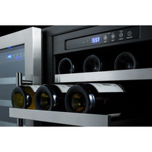 Load image into Gallery viewer, Summit 36&quot; Wide Built-In Dual Zone Wine Cooler